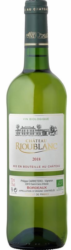 Bordeaux Blanc AOC 2020 Château Rioublanc BIO