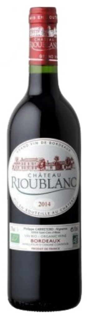 Bordeaux Rouge AOC 2014 Château Rioublanc BIO