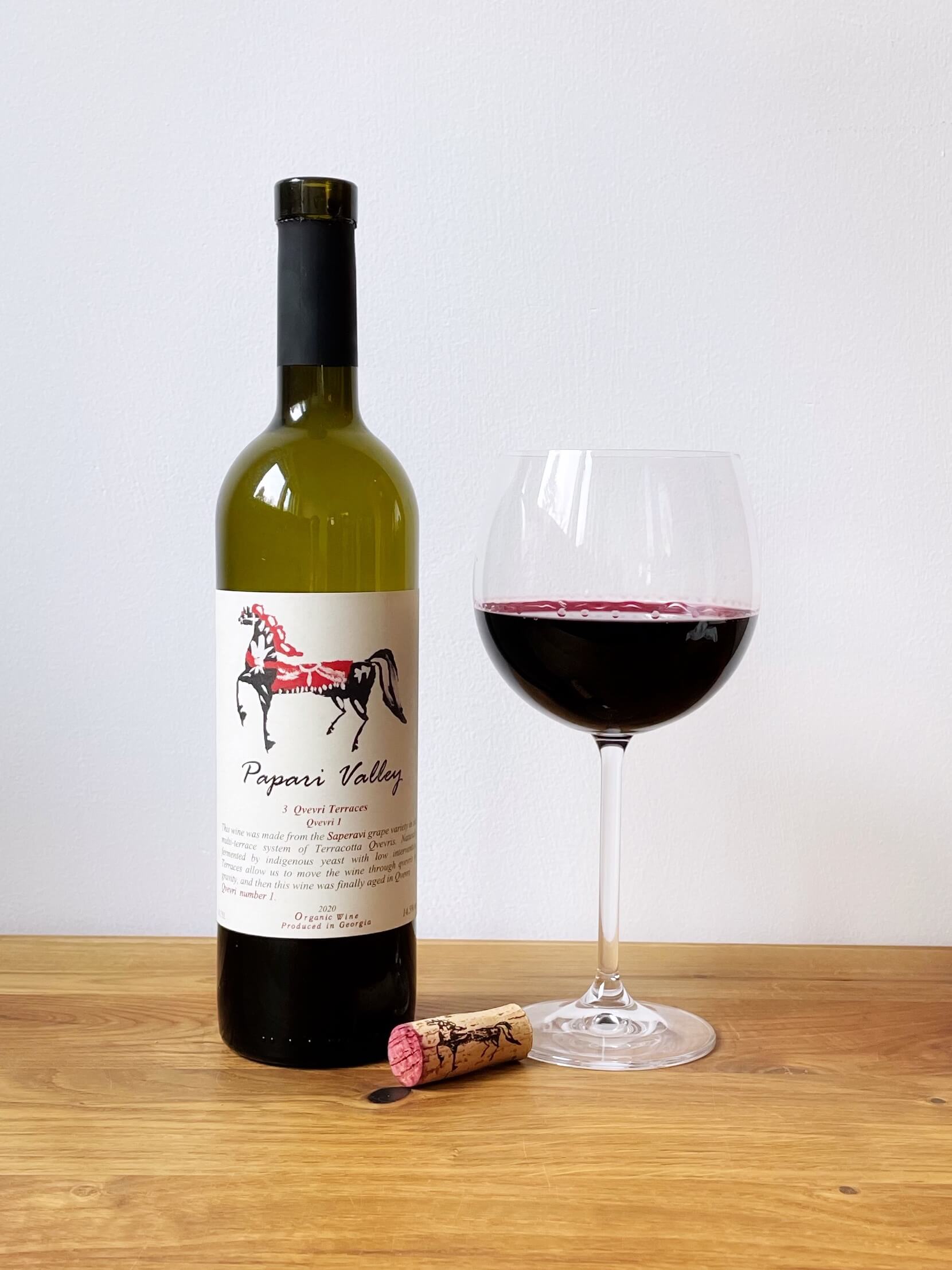 Saperavi 3 Qvevri Terraces 2022 Papari Valley BIO