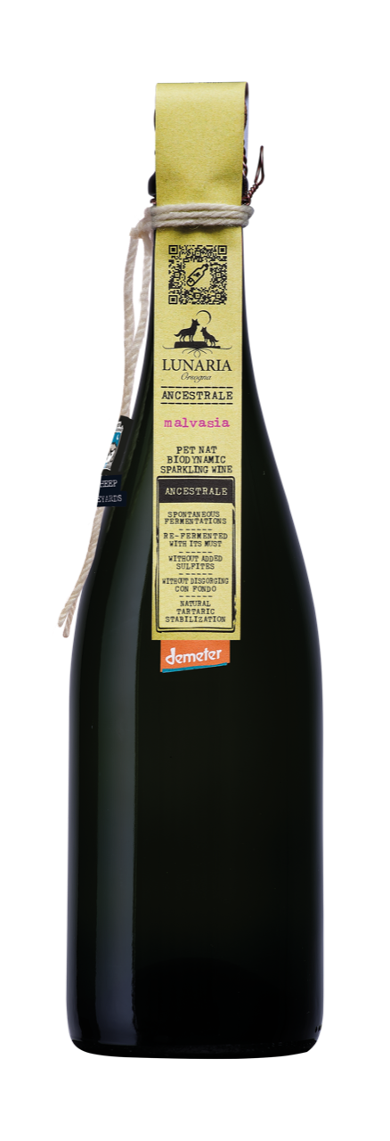 PET-NAT Ancestrale Malvasia Brut Nature Lunaria BIO Demeter